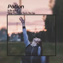 Cover art for Potion - Calvin Harris,Dua Lipa,Young Thug karaoke version