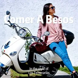 Cover art for Comer A Besos - Los Temerarios karaoke version