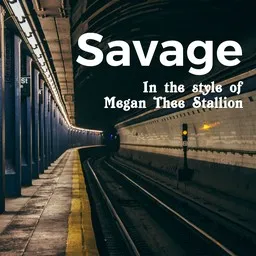 Karaokekappaleen Savage - Megan Thee Stallion kansikuva