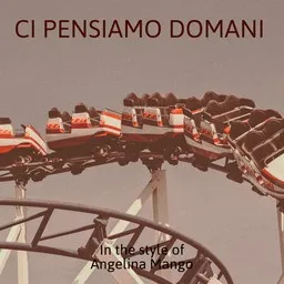 Cover art for Ci pensiamo domani - Angelina Mango karaoke version