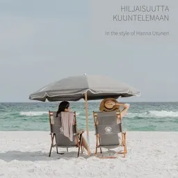 Karaokekappaleen Hiljaisuutta kuuntelemaan - Hanna Utunen kansikuva
