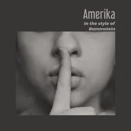 Karaokekappaleen Amerika - Rammstein kansikuva