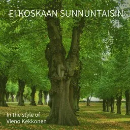 Omslagsbild för Ei koskaan sunnuntaisin - Vieno Kekkonen karaokeversion