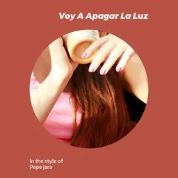 Cover art for Voy A Apagar La Luz - Pepe Jara karaoke version