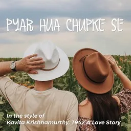 Karaokekappaleen Pyar Hua Chupke Se - 1942 A Love Story,Kavita Krishnamurthy kansikuva