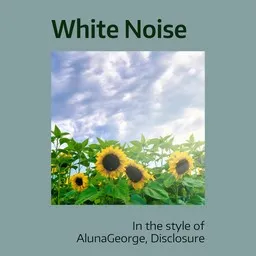 Omslagsbild för White Noise - AlunaGeorge,Disclosure karaokeversion