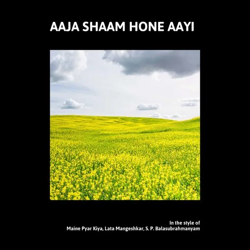 Karaoke Aaja Shaam Hone Aayi esittäjältä Lata Mangeshkar, Maine Pyar Kiya, S. P. Balasubrahmanyam — laula mukana sanoituksilla Singassa