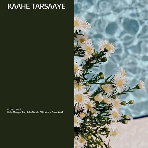 Karaoke Kaahe Tarsaaye von Asha Bhosle, Chitralekha Soundtrack, Usha Mangeshkar — mit Songtext mitsingen auf Singa