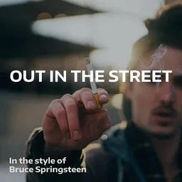 Cover art for Out in the Street - Bruce Springsteen karaoke version