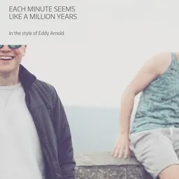 Titelbild für Each Minute Seems Like A Million Years - Eddy Arnold Karaoke-Version
