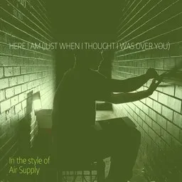 Cover art for Here I Am (just When I Thought I Was Over You) - Air Supply karaoke version