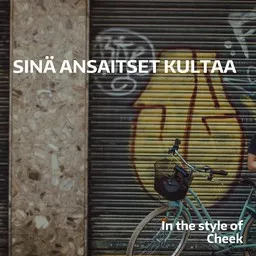 Karaokekappaleen Sinä ansaitset kultaa - Cheek kansikuva
