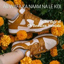 Cover art for Ab Wafa Ka Naam Na Le Koi - Hemlata,Oh Bewafaa karaoke version