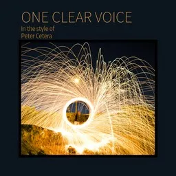 Karaokekappaleen One Clear Voice - Peter Cetera kansikuva