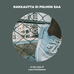 Cover art for Rakkautta ei piiloon saa - Laura Voutilainen karaoke version