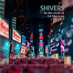 Cover art for Shivers - Ed Sheeran karaoke version