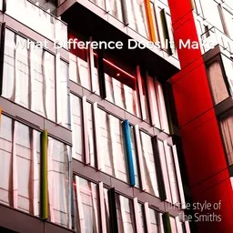 Omslagsbild för What Difference Does It Make - The Smiths karaokeversion