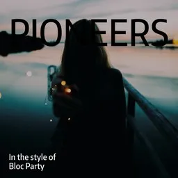 Cover art for Pioneers - Bloc Party karaoke version
