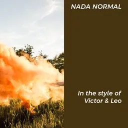 Cover art for Nada Normal - Victor & Leo karaoke version