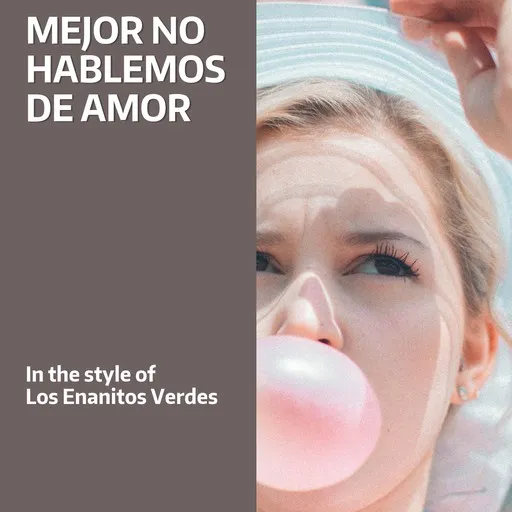 Karaoke Mejor No Hablemos De Amor by Los Enanitos Verdes — sing along with lyrics on Singa