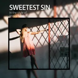 Omslagsbild för Sweetest Sin - Jessica Simpson karaokeversion