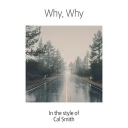 Cover art for Why, Why - Cal Smith karaoke version