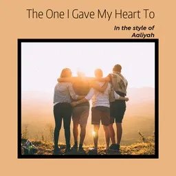 Cover art for The One I Gave My Heart To - Aaliyah karaoke version