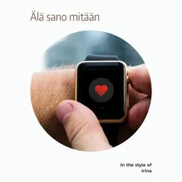Cover art for Älä sano mitään - Irina karaoke version