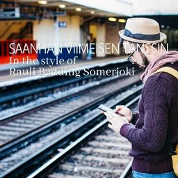 Cover art for Saanhan viimeisen tanssin - Rauli Badding Somerjoki karaoke version