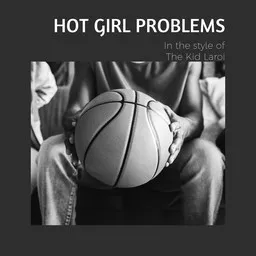 Cover art for Hot Girl Problems - The Kid Laroi karaoke version
