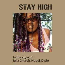 Omslagsbild för Stay High - Diplo,Hugel,Julia Church karaokeversion