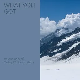 Cover art for What You Got - Akon,Colby O'Donis karaoke version
