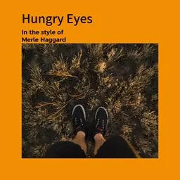 Karaokekappaleen Hungry Eyes - Merle Haggard kansikuva