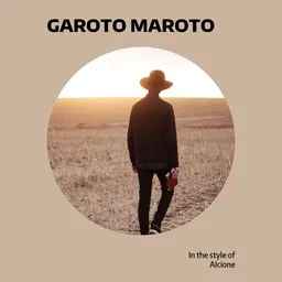 Titelbild für Garoto Maroto - Alcione Karaoke-Version