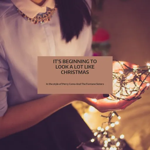 Karaoke It's Beginning To Look A Lot Like Christmas by Perry Como And The Fontane Sisters — sing along with lyrics on Singa