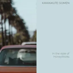Titelbild für Kawaikute Gomen - HoneyWorks (ハニーワークス) Karaoke-Version