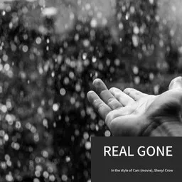 Cover art for Real Gone - Cars (movie),Sheryl Crow karaoke version