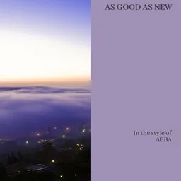 Karaokekappaleen As Good as New - ABBA kansikuva