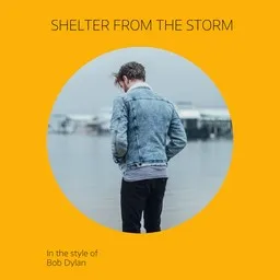 Cover art for Shelter from the Storm - Bob Dylan karaoke version