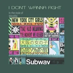 Titelbild für I Don't Wanna Fight - Westlife Karaoke-Version