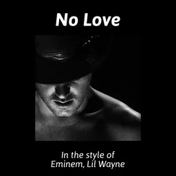 Cover art for No Love - Eminem,Lil Wayne karaoke version