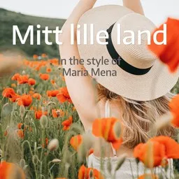 Cover art for Mitt lille land - Maria Mena karaoke version