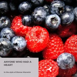 Cover art for Anyone Who Had a Heart - Dionne Warwick karaoke version