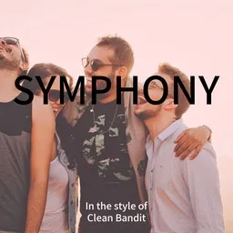 Cover art for Symphony - Clean Bandit karaoke version