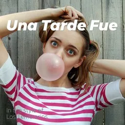 Cover art for Una Tarde Fue - Los Temerarios karaoke version
