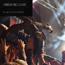 Cover art for Crimson and Clover - Joan Jett & The Blackhearts karaoke version