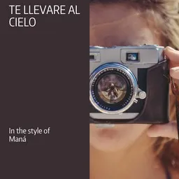 Cover art for Te Llevare Al Cielo - Maná karaoke version