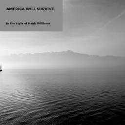Karaokekappaleen America Will Survive - Hank Williams kansikuva