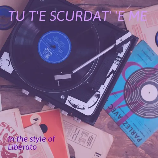 Karaoke Tu t'e scurdat' 'e me by Liberato — sing along with lyrics on Singa