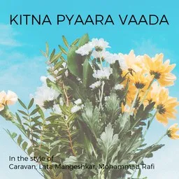 Omslagsbild för Kitna Pyaara Vaada - Caravan,Lata Mangeshkar,Mohammad Rafi karaokeversion